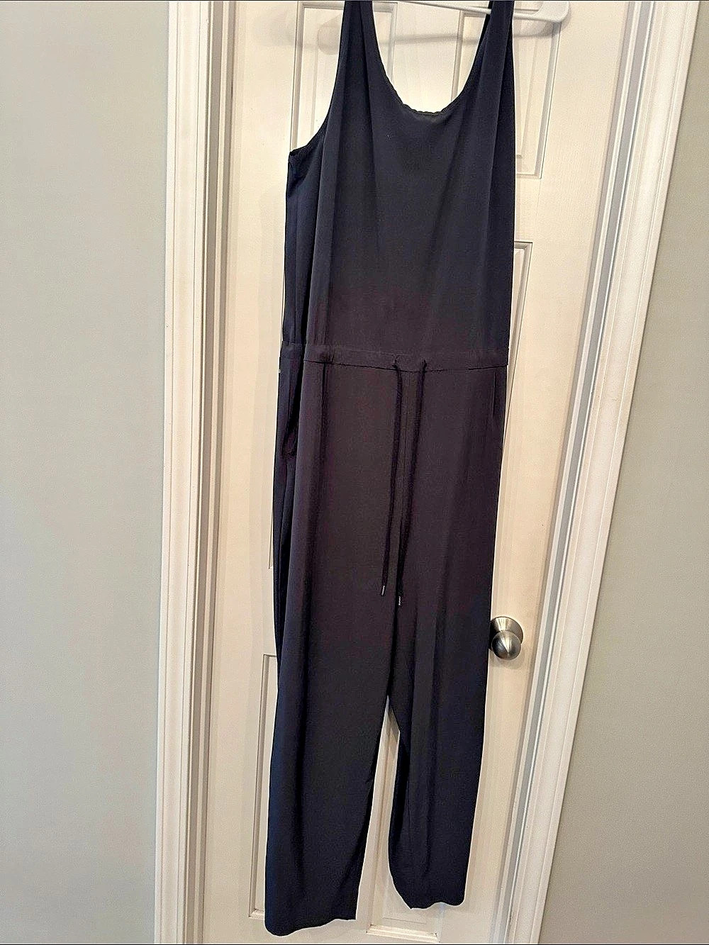 Columbia Anytime Tank Jumpsuit Women's Black XXL Like New